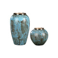 Handcrafted Ceramic Vase Duo Décor Set